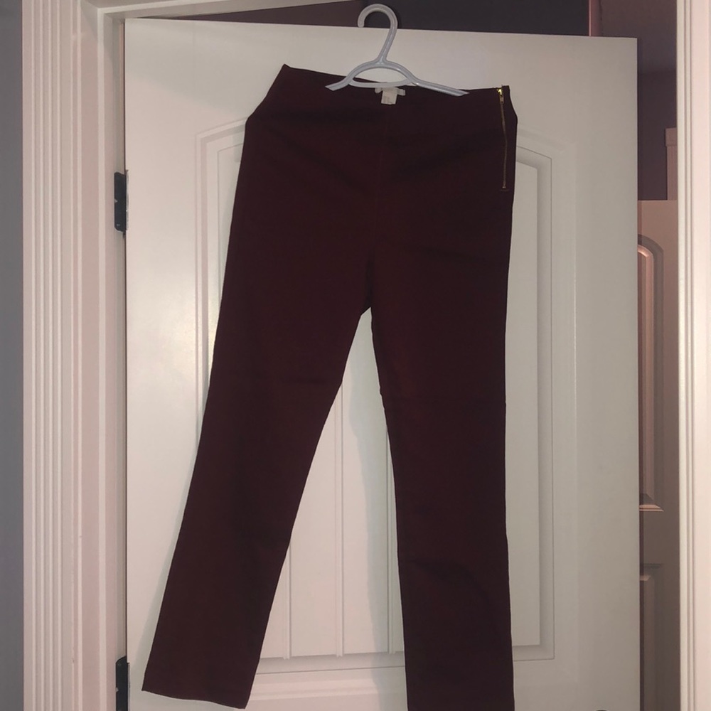 G&M Burgundy trousers
